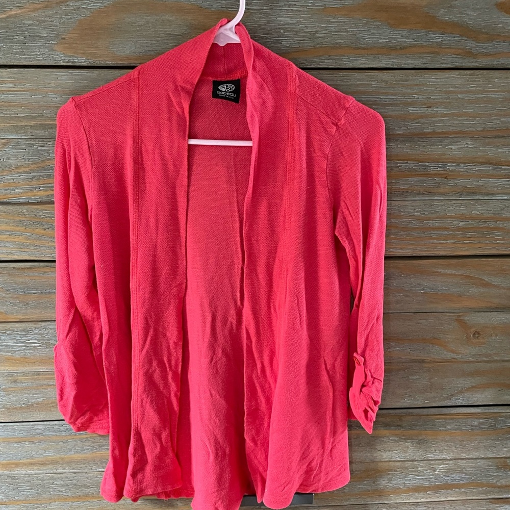 Bobeau open cardigan